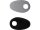 Rear Turn Signal Adapter for Fat Boy and Lowrider For M8 Thread Turn Signals Black Powder Coated