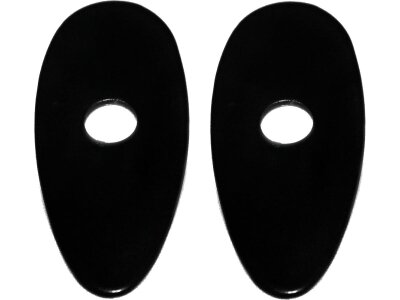 Rear Turn Signal Adapter for V-Rod and XR1200 For M8 Thread Turn Signals Matte Black Powder Coated