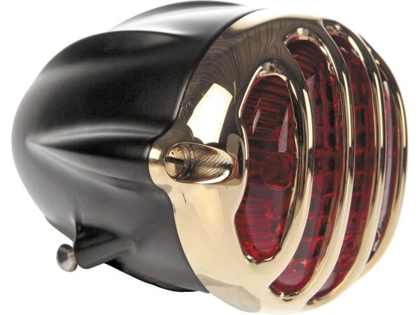 Alcatraz LED Taillight without Mounting Bracket Brass...
