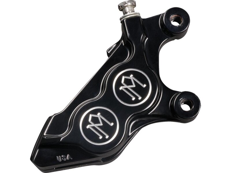 4 Piston Bolt On Brake Caliper Contrast Cut Anodized Left