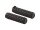 AirTrax Grips Black Rubber, Black Endcaps 1" Throttle Cables