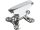 Alcatraz/Bullet Universal Bracket Aluminium Polished