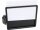 Slide-In Frame Side Mount License Plate Bracket Germany 180 x 200 mm Black Powder Coated