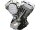 Competition Series 100" Black Engine for Evolution Models Black Powder Coated