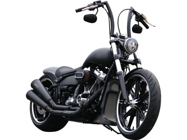 Bates Style Headlight Bracket for M-8 Breakout Black