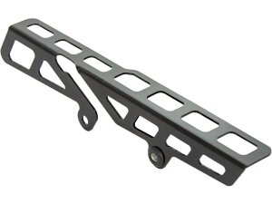 Square Belt Guard for Softail Black Gloss