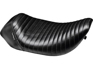 Bare Bones Solo Seat Pleated Stitch Black Vinyl