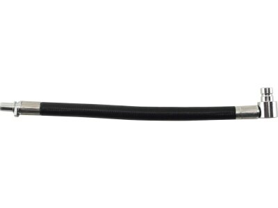 Black PVC Coated Stainless Braided Fuel Line Black