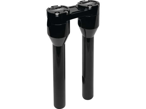 10" Clubstyle Straight Risers With Black Clamp Black...