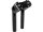 6" Clubstyle Pullback Risers With Black Clamp Black 1 1/4"