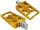 MX V1 Passenger Pegs Gold Anodized