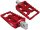 MX V1 Foot Pegs Red Anodized
