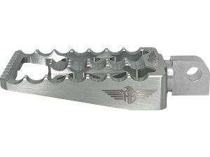 MX V1 Foot Pegs Silver Anodized