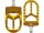 MX V2 Foot Pegs Gold Anodized