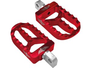 MX V2 Passenger Pegs Red Anodized