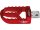 MX V2 Passenger Pegs Red Anodized