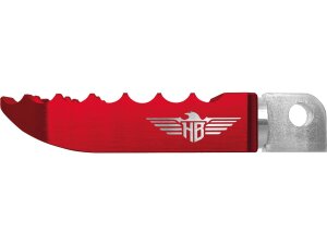 MX V2 Foot Pegs Red Anodized