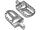 MX V2 Foot Pegs Silver Anodized