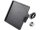 Slide-In Frame Side Mount License Plate Bracket Austria 210 x 170 mm Black Powder Coated
