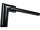 2" Str8UP Handlebar for Road Glide Tall (380mm) Black Powder Coated Hydraulic Clutch Throttle By Wire