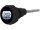 Temperature LCD Oil Dipstick Black