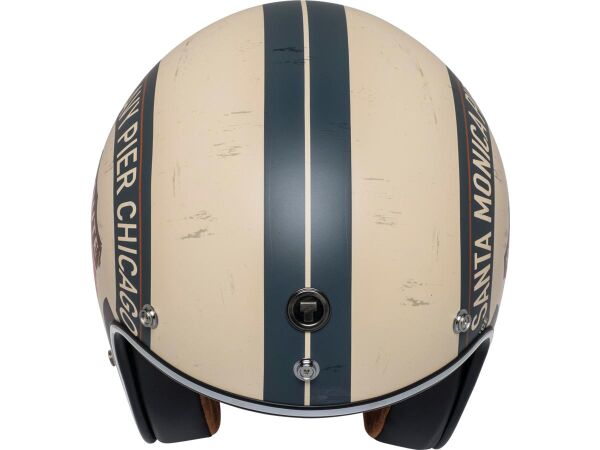 Del Mar (T-50) ECE Open Face Helmet Pacific Coast Highway Graphic "2XL"