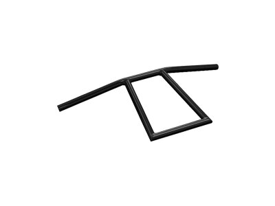 1" Old Skool Handlebar Non-Dimpled Black Powder Coated 1"