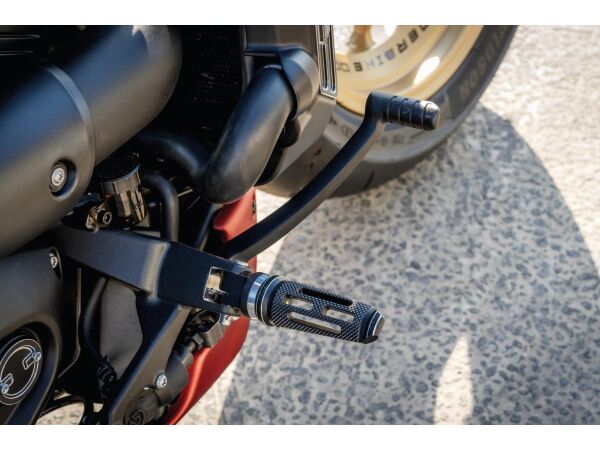 SP-S Rider Foot Pegs Black Cut Black Satin Black Cut Satin