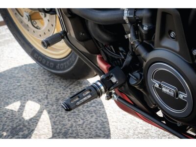 SP-S Rider Foot Pegs Black Cut Black Satin Black Cut Satin