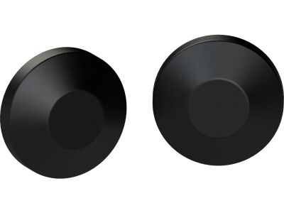 Swing Arm Axle Cover Black Powder Coated