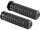 Speedliner Grips Black Rubber, Black Inner Collar and Endcap 1" Throttle By Wire