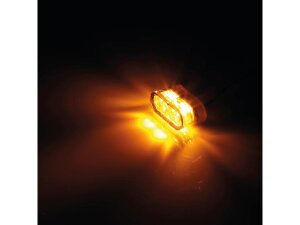 Little Star-MX1 PRO Modul Turn Signal Height(mm): 8,5 , Width(mm): 20 , Depth(mm): 10, Approved for front and rear, vertical and horizontal installation Tinted LED