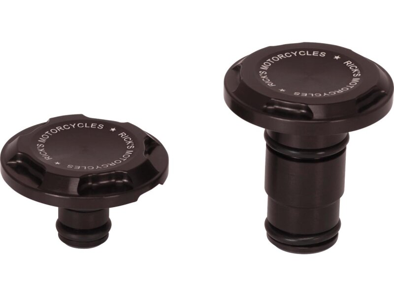 Premium Front Axle Cover With Ricks Logo Black Satin