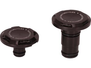 Premium Front Axle Cover With Ricks Logo Black Satin