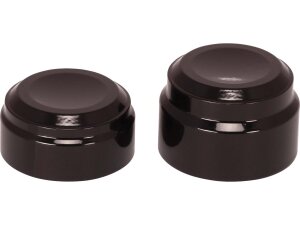 Smooth Rear Axle Cover without Ricks Logo Black Powder...