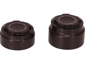 Premium Rear Axle Cover with Ricks Logo Black Powder...