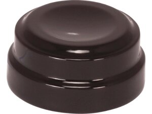 Smooth Shock Absorber Nut Cover Satin Black Powder Coated