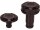 Premium Front Axle Cover With Ricks Logo Black Satin