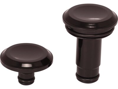 Smooth Front Axle Cover Without Ricks Logo Black Satin