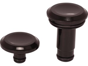 Smooth Front Axle Cover Without Ricks Logo Black Satin