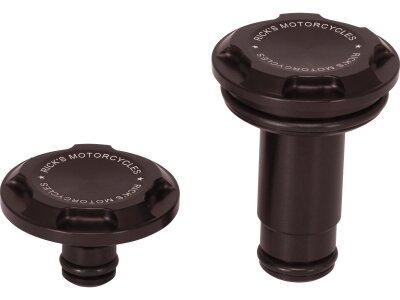 Premium Front Axle Cover With Ricks Logo Black Satin