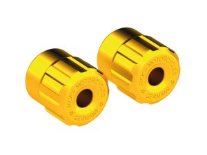 Club-Style Crash Bar Replacement Aluminium Sliders Gloss...