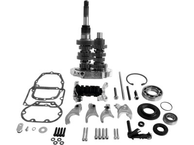 OD6 Builders Kit 6-Speed Overdrive Gearset with polished Trap Door