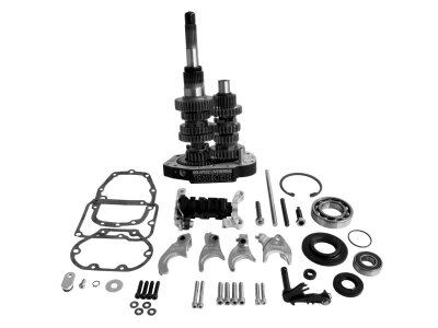 OD6 Builders Kit 6-Speed Overdrive Gearset with black Trap Door
