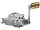6-into-4 70-Early 84 Complete Transmission with Ear, Standard Shift Pattern Black Case, Function Formed Hydraulic Kicker Cover, Bearing Doors and Top Covers Aluminium Polished Hydraulic Clutch