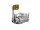 6-into-4 70-Early 84 Complete Transmission with Ear, Standard Shift Pattern Polished Case, Function Formed Hydraulic Kicker Cover, Bearing Doors and Top Covers Aluminium Polished Hydraulic Clutch