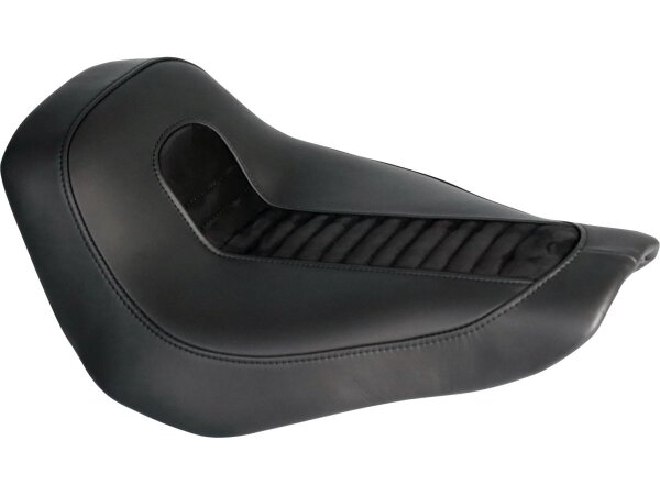 Genuine Leather Solo Seat For Thunderbike Steel Fender 260/18" and OE Tank Black