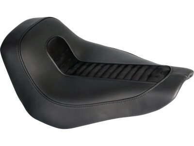 Genuine Leather Solo Seat For Thunderbike Steel Fender 260/18" and OE Tank Black