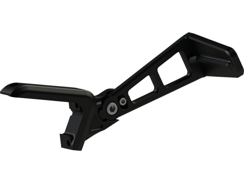 Medium Pro Alu Side Mount License Plate Bracket Black Anodized