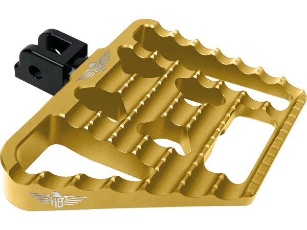 V1 Performance Passenger Mini Floorboards Gold Anodized